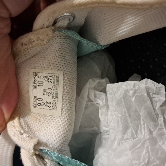 VANS Off the Wall Comfy Cush check sneakers low shoes preppy artsy mens 9 - Picture 15 of 16